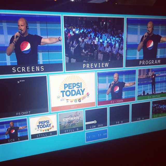 Kicking off @pepsi today!